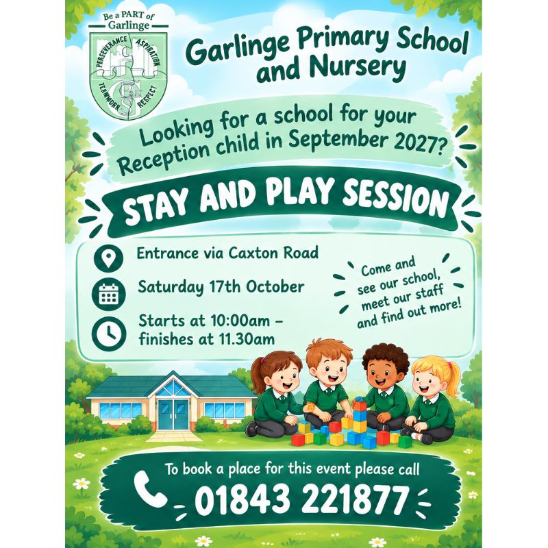 Image representing Stay and Play Session from Garlinge Primary and Nursery School