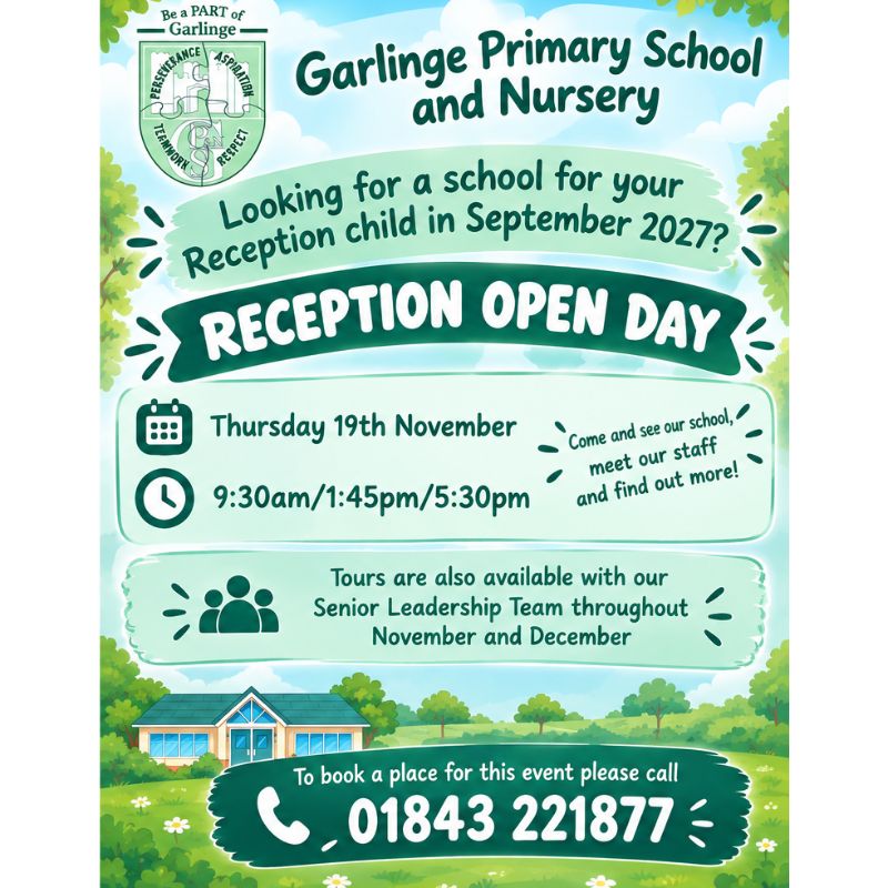 Image representing Reception Open Day from Garlinge Primary and Nursery School